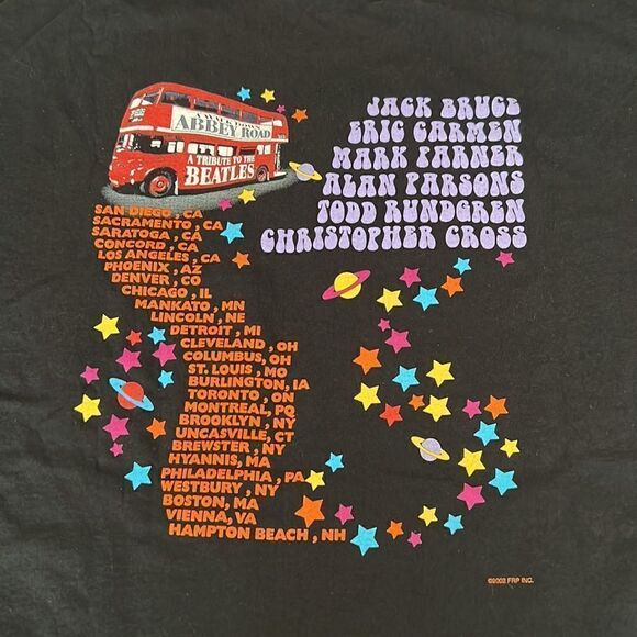 2002 vintage szXL SS A Walk Down Abbey Road a tribute to the Beatles Tshirt NWOT - Picture 8 of 10